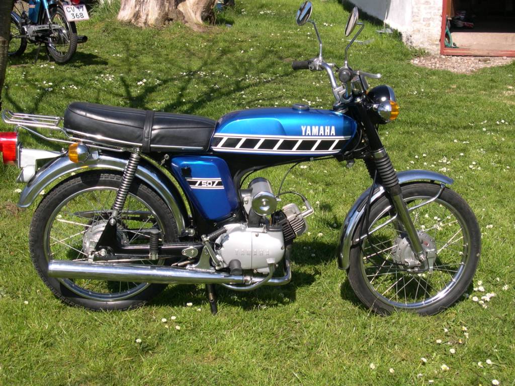 Min første Yamaha købt 29/3-79.<br />Er næsten ikke restaureret.